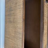 Rattan chest of drawers, Maugrion 1960