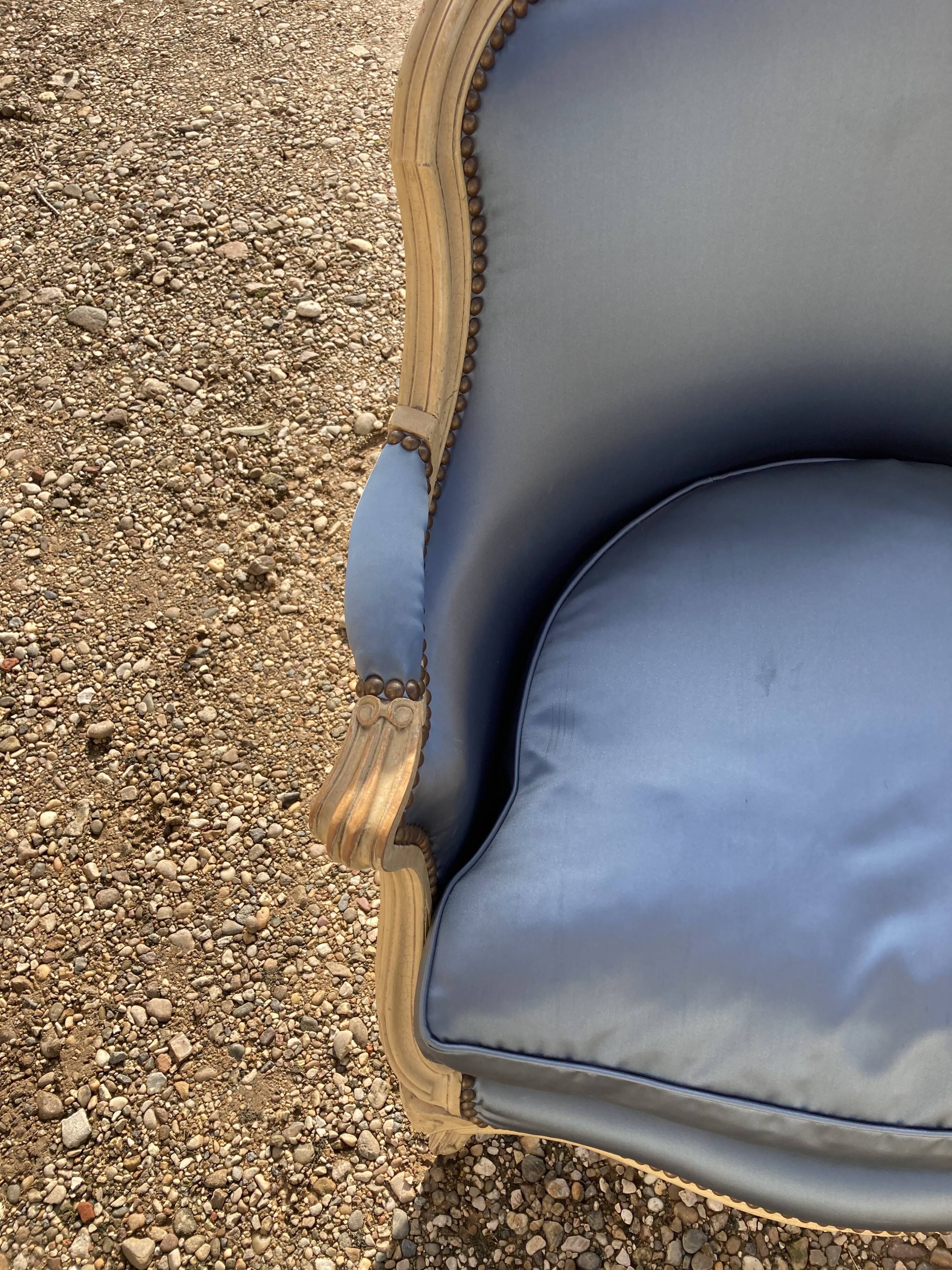 Pair of shepherdess armchairs