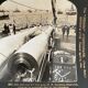 Photographie ancienne stereo, stereograph, luxe albumine 1903 vaisseau de guerre anglais