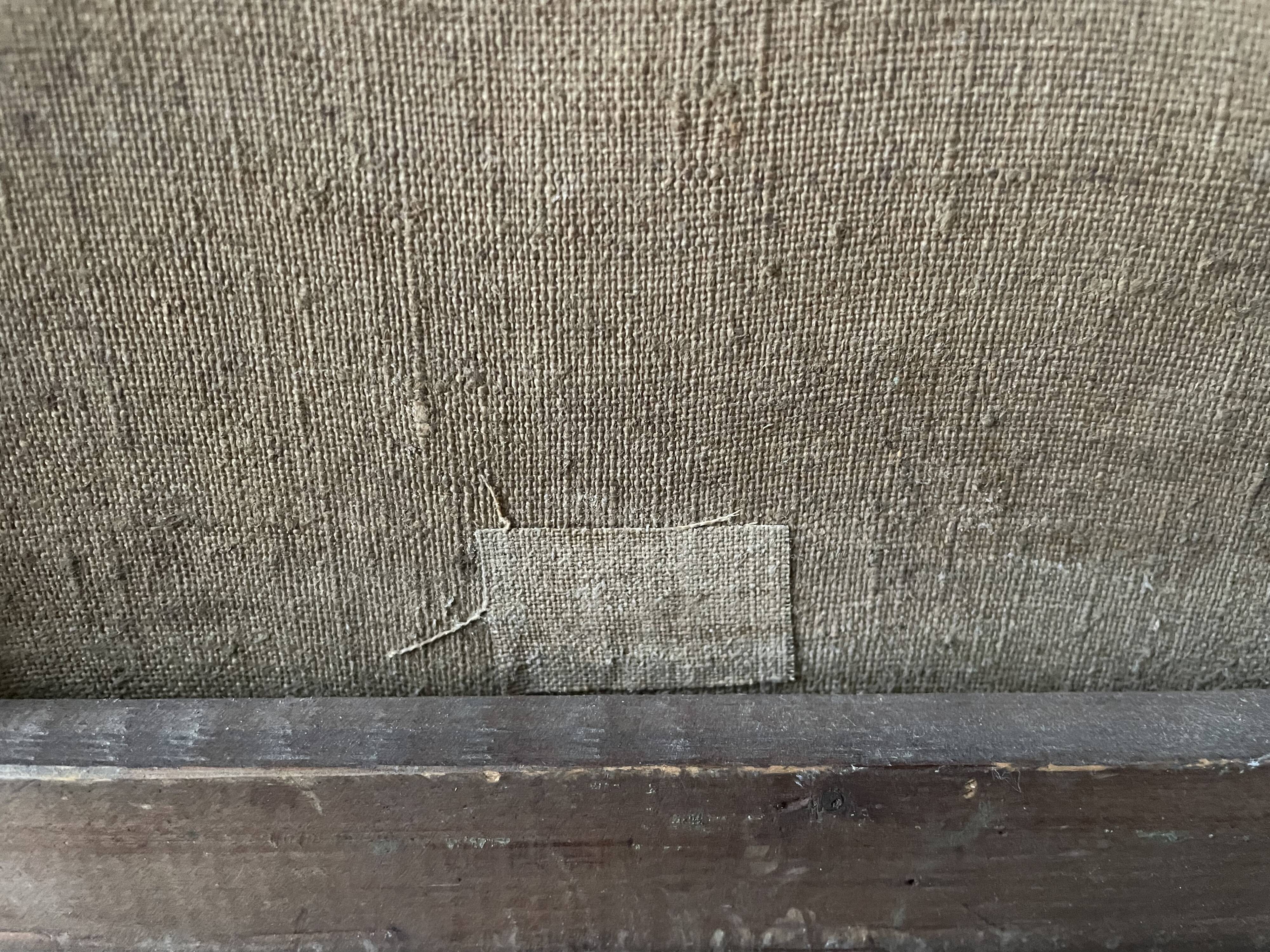 Tableau huile sur toile, début XXème