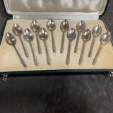 12-spoon silver metal shell