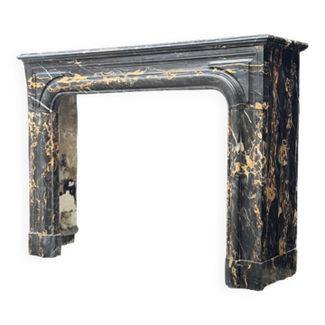 Louis XIV fireplace in Portor marble, circa 1880