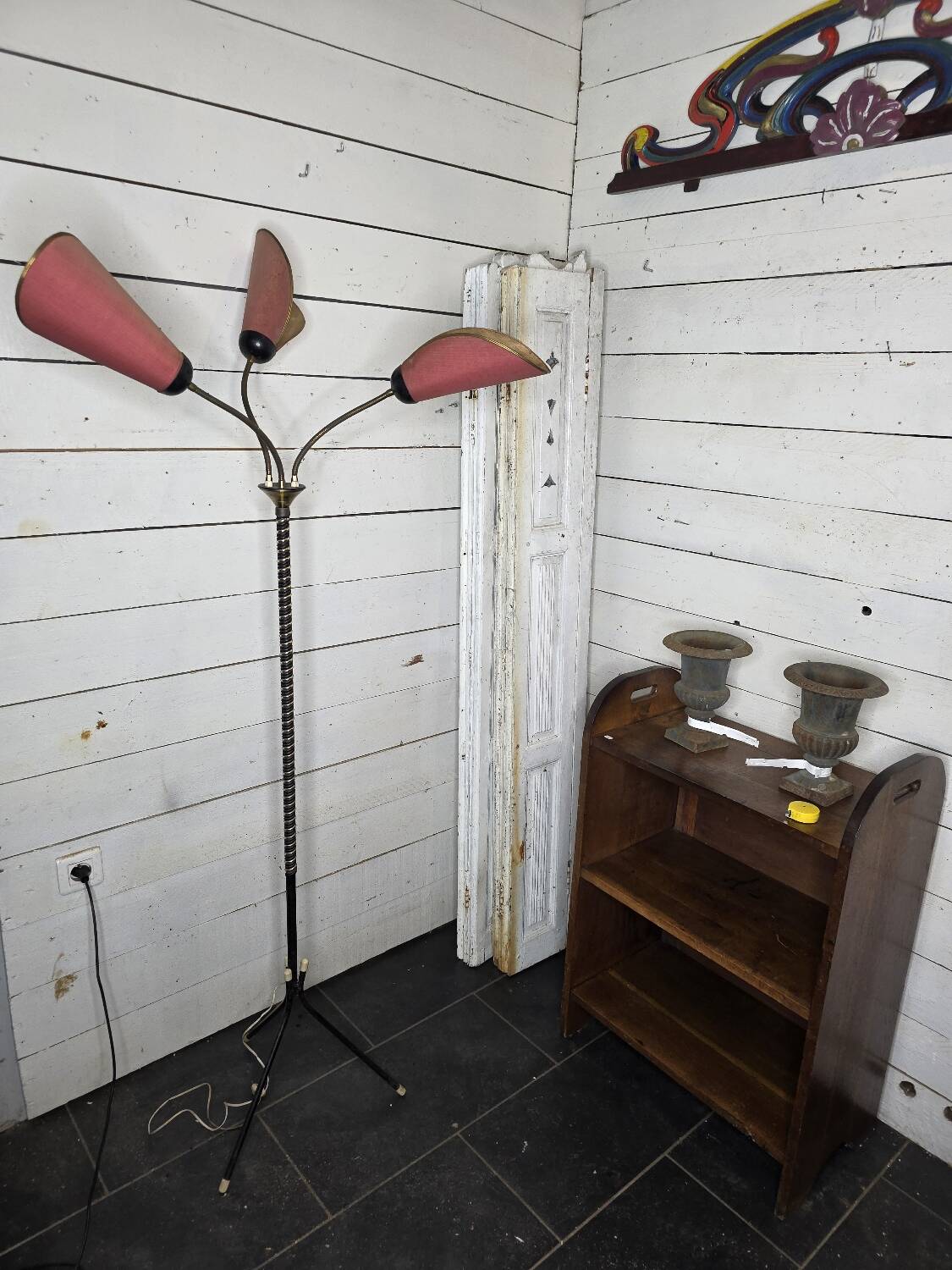 1960s tripod floor lamp