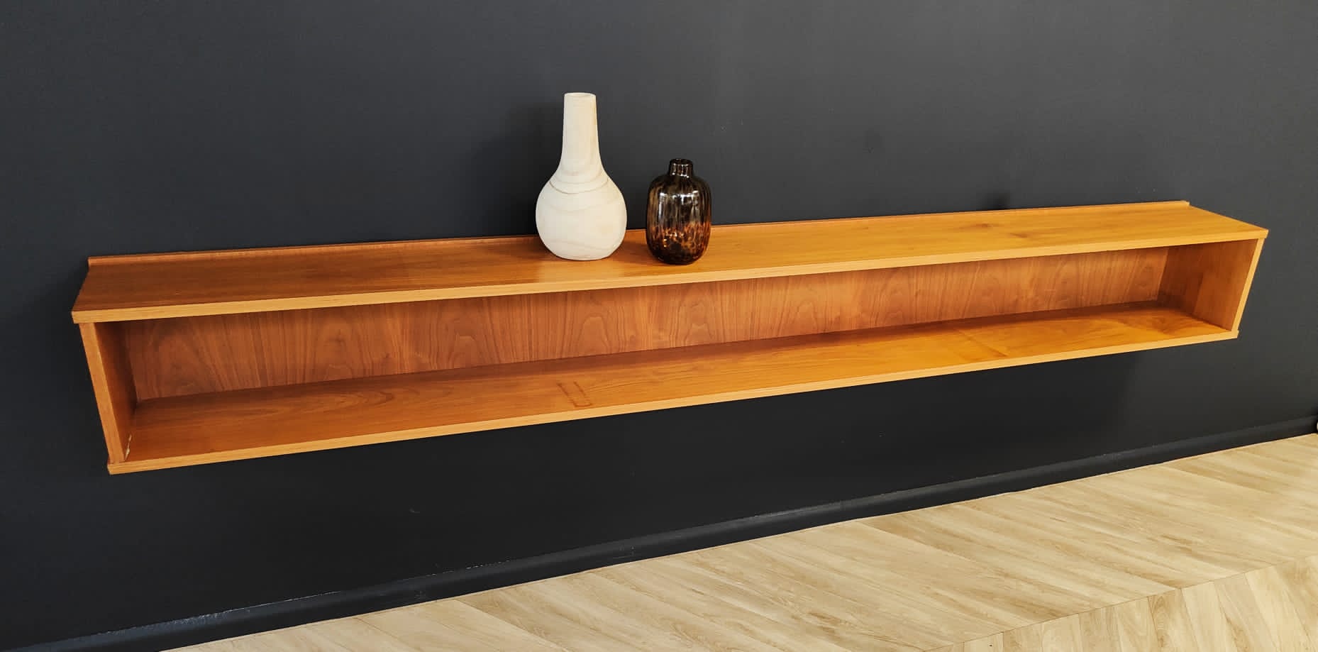 Mid Century floating cabinet | Vintage - bookcase, TV cabinet