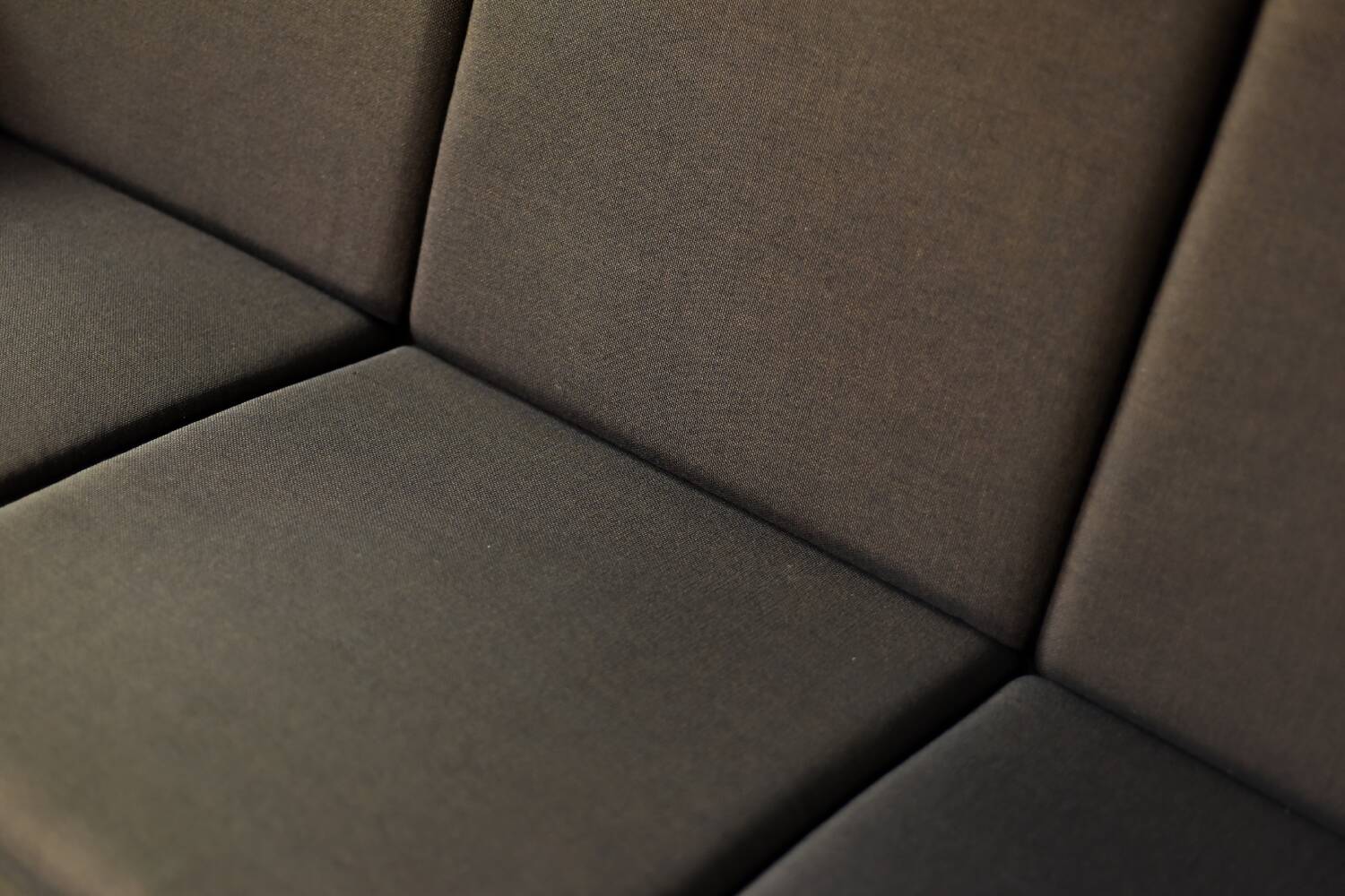 Vintage Mid-Century Danish Modern Brown 3-Seater Sofa by Folke Ohlsson