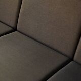 Vintage Mid-Century Danish Modern Brown 3-Seater Sofa by Folke Ohlsson