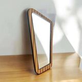 Vintage asymmetrical mirror from the 50s