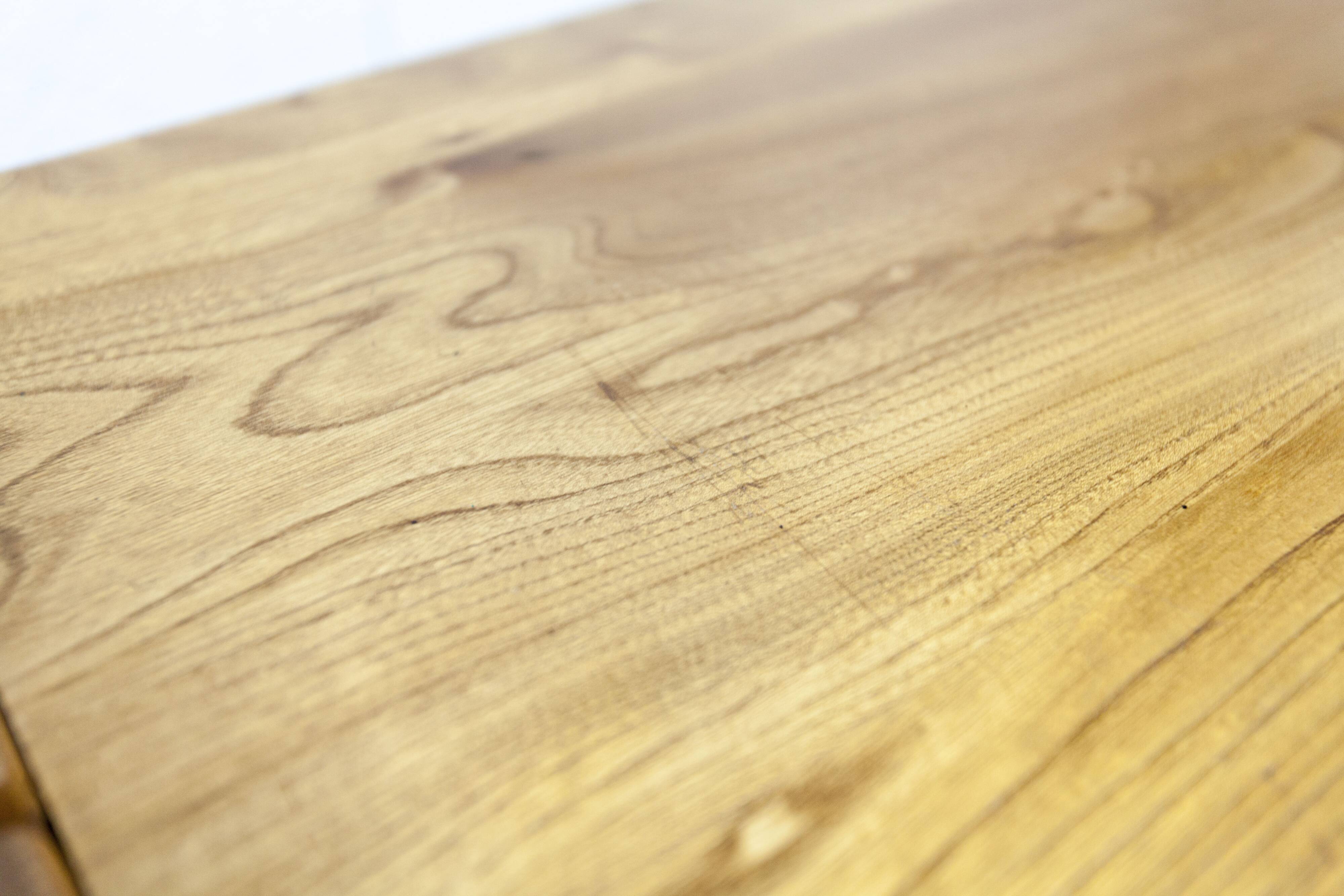 Low furniture Maison Regain solid elm 1960 with drawer