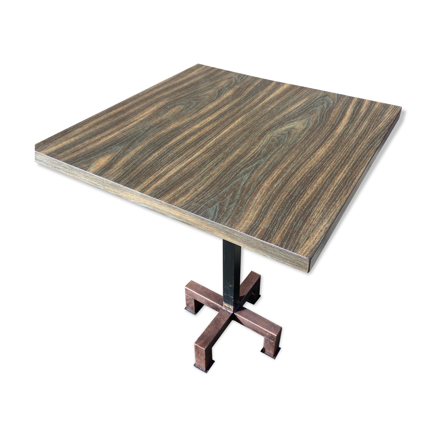 1970s Formica and metal cafe bistro table
