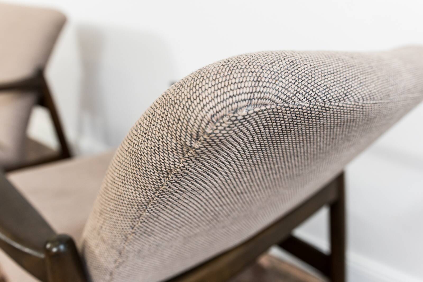 Kvadrat Customizable Pair Of Restored Mid Century Armchairs, 1960's