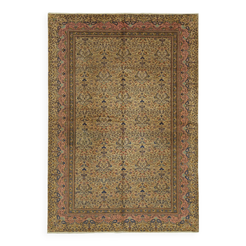 Turkish Wool Vintage Kayseri Rug 197 cm x 290 cm