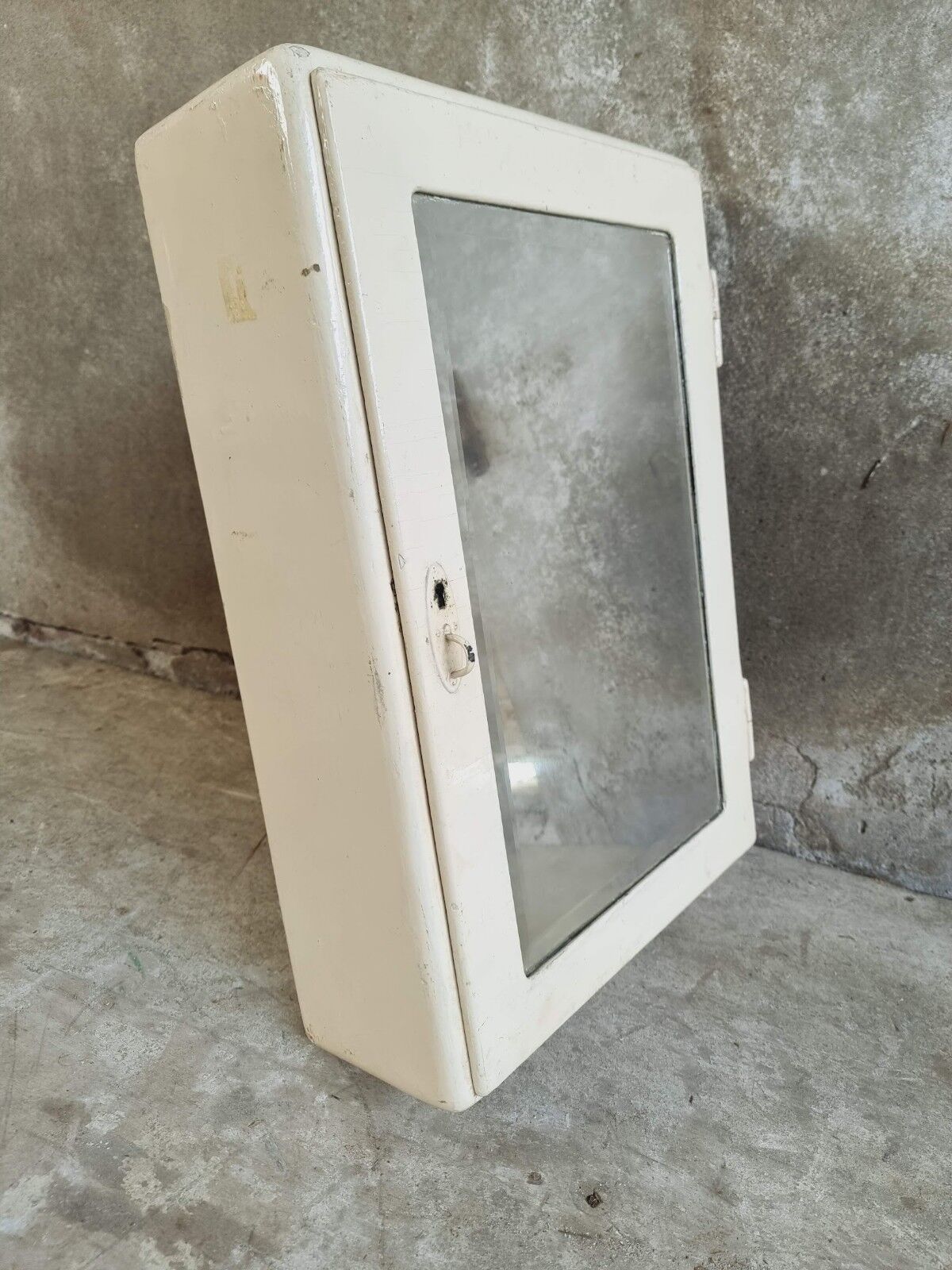 Medicine cupboard with mirror