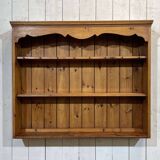 1950s English pine shelf