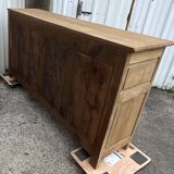 Solid Oak Sideboard Mid 20th Century