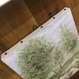 Small oil on canvas countryside landscape