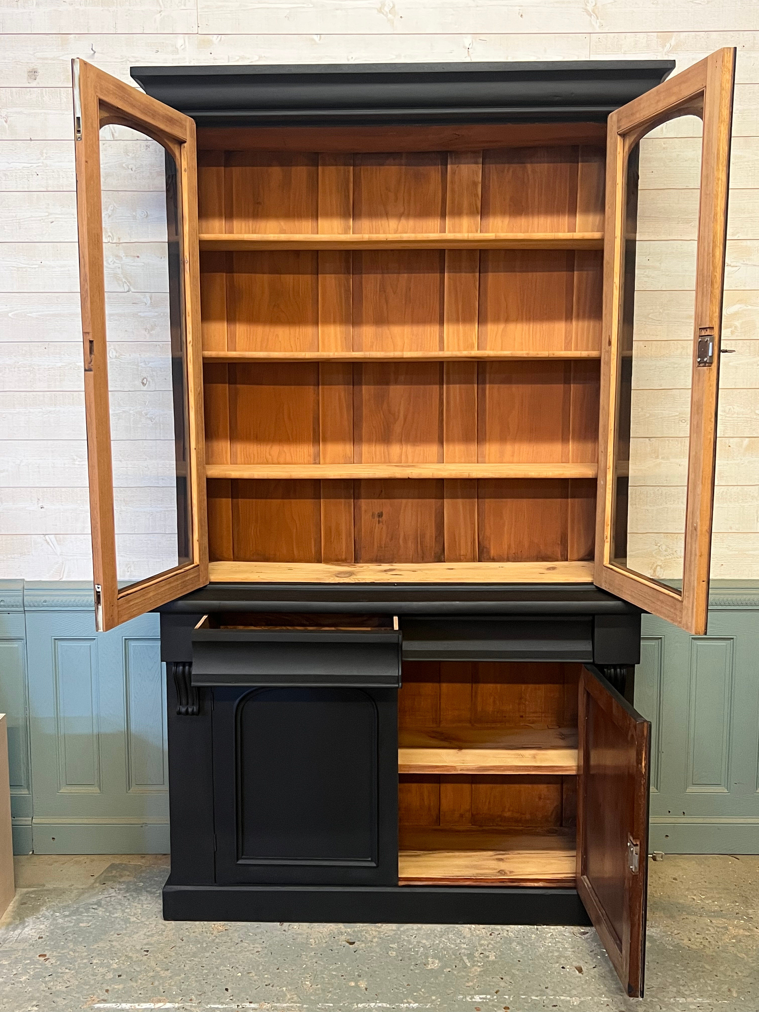 English two-body sideboard