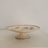 Dish on Iron Earth base with Carnations
