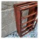 Vintage bamboo wall shelf