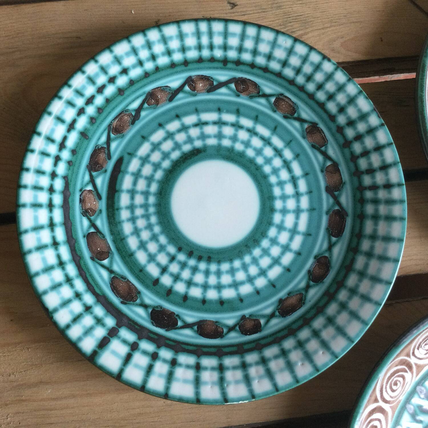 3 plates Robert Picault Vallauris