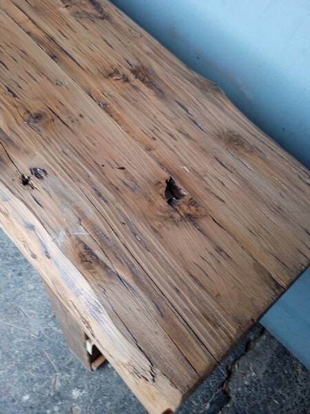 Professional furniture 120cm old solid wood workbench