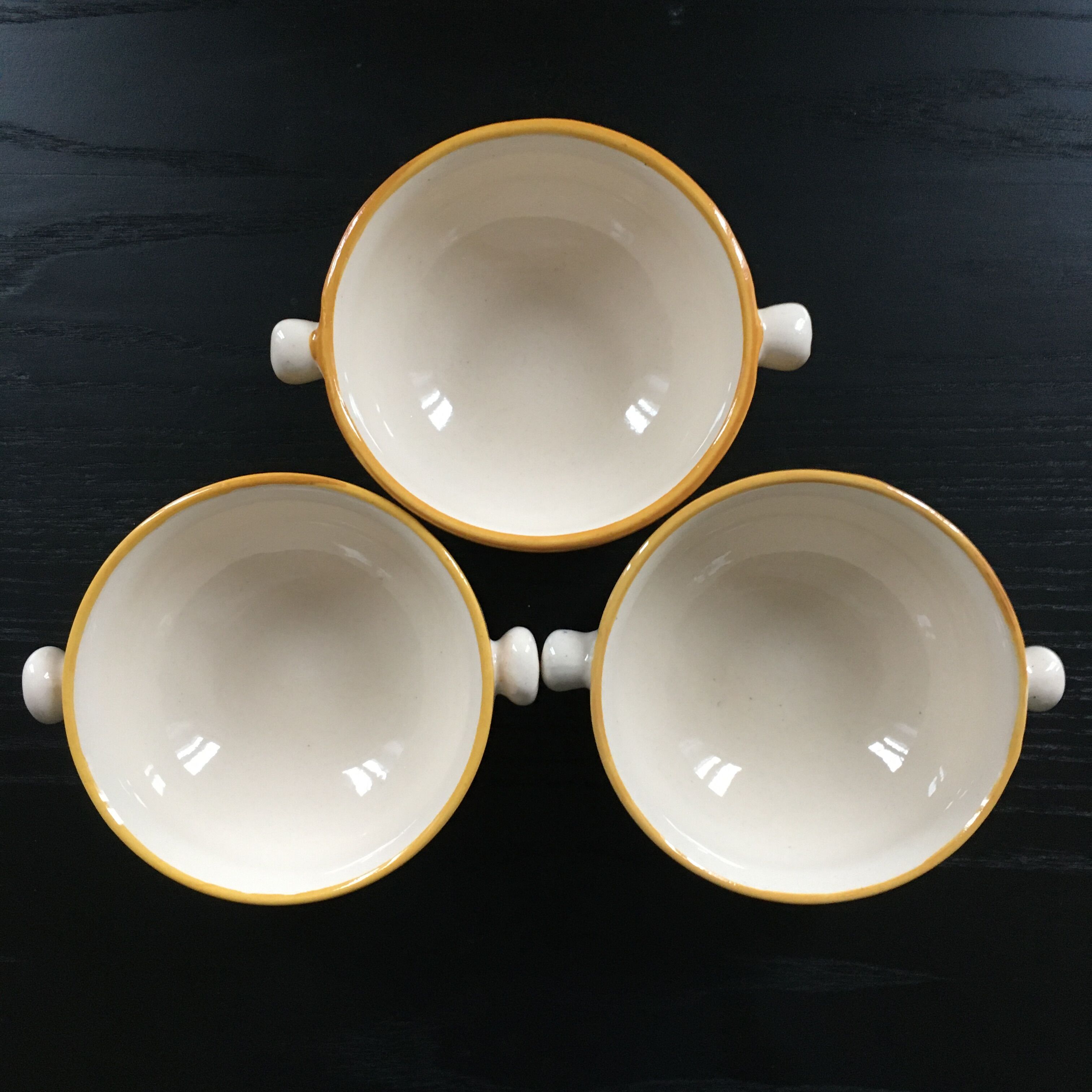 Lot de 3 coupelles 50´s