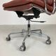 Eames ICF for Herman Miller brown leather Soft Pad Group chair