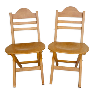paire de chaises pliantes