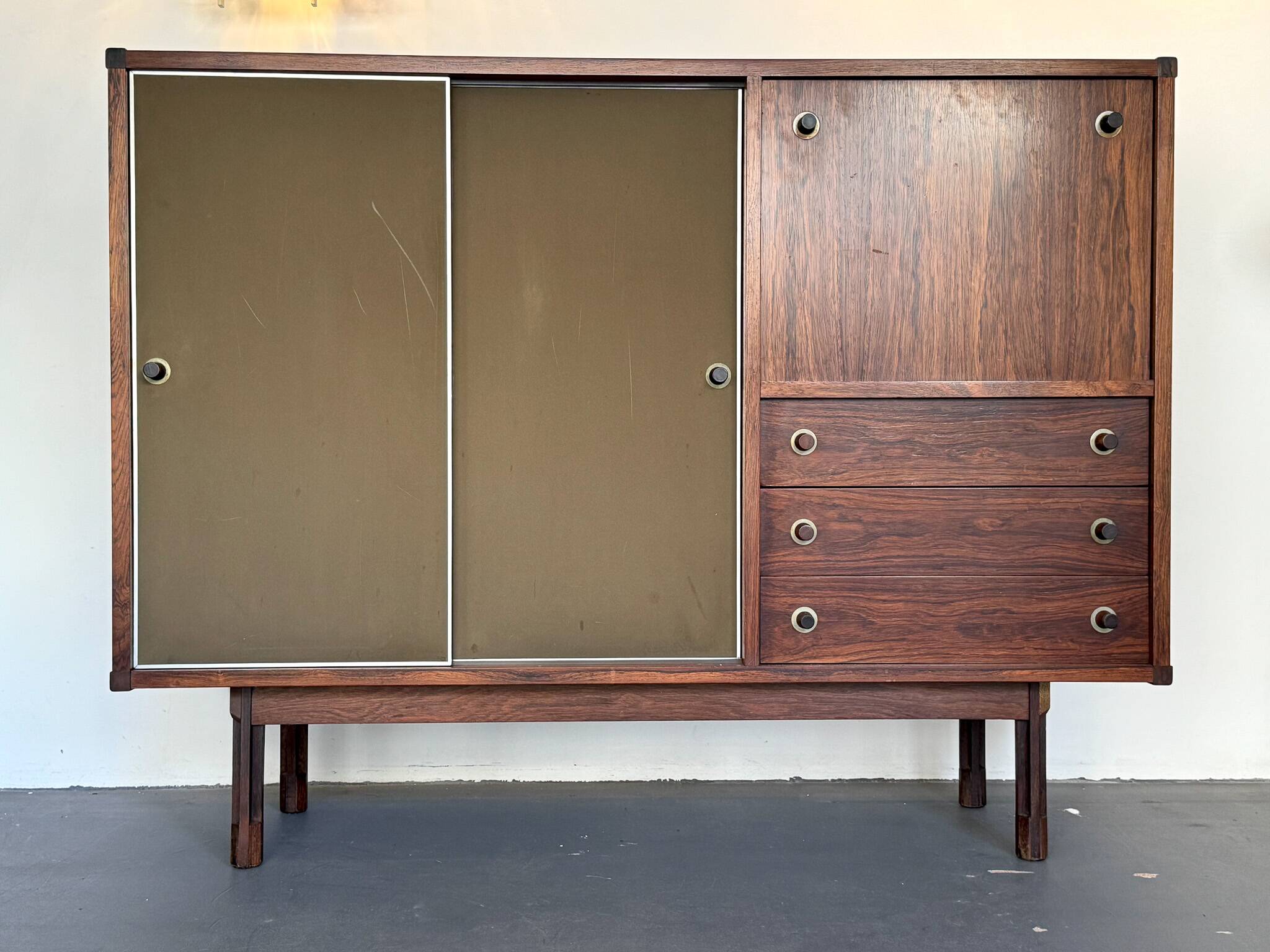 George Coslin, Italian wood Sideboard from 50s.