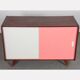 Vintage dark oak chest of drawers by Jiri Jiroutek, model U-452, 1960