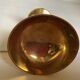 Brass bowl, ring holder, chalice.