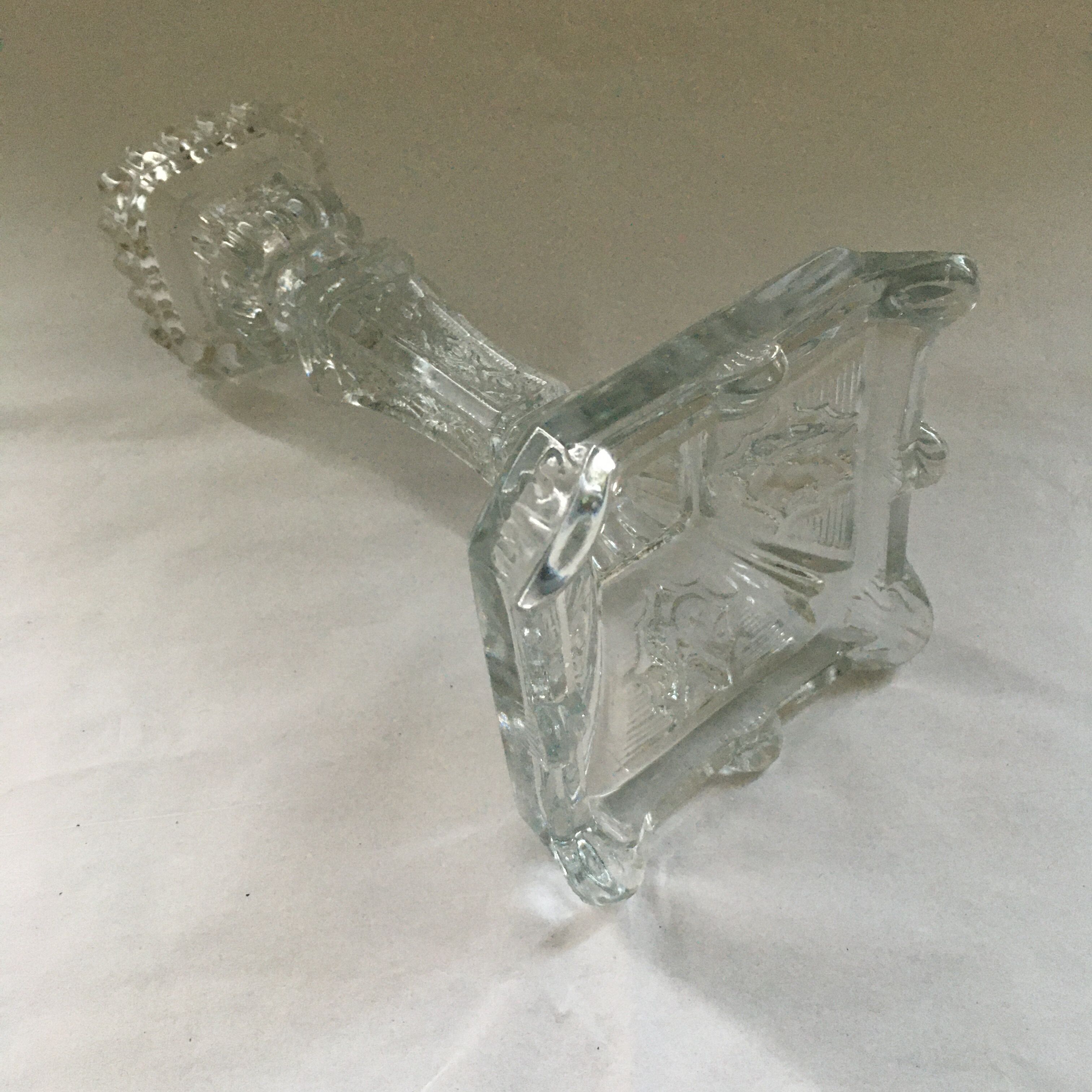 Bougeoir en verre