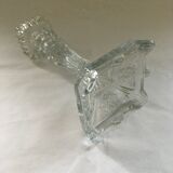 Glass candle holder