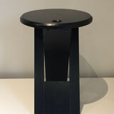Suzy stool Adrian Reed black folding stool, 1980s design