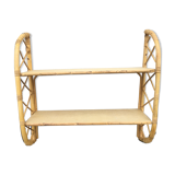 60'S rattan wall shelf