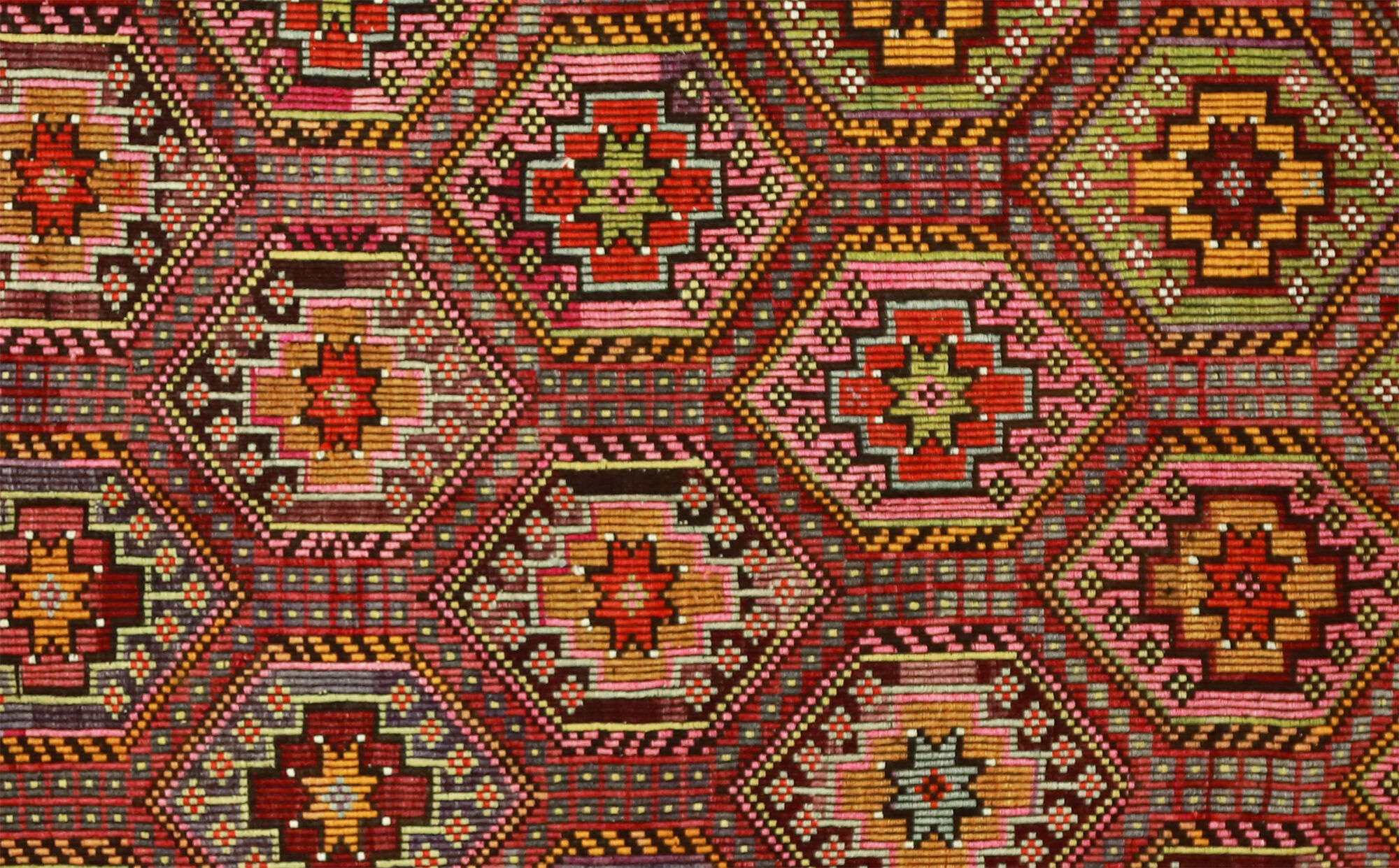 Anatolian handmade kilim rug 368 cm x 202 cm