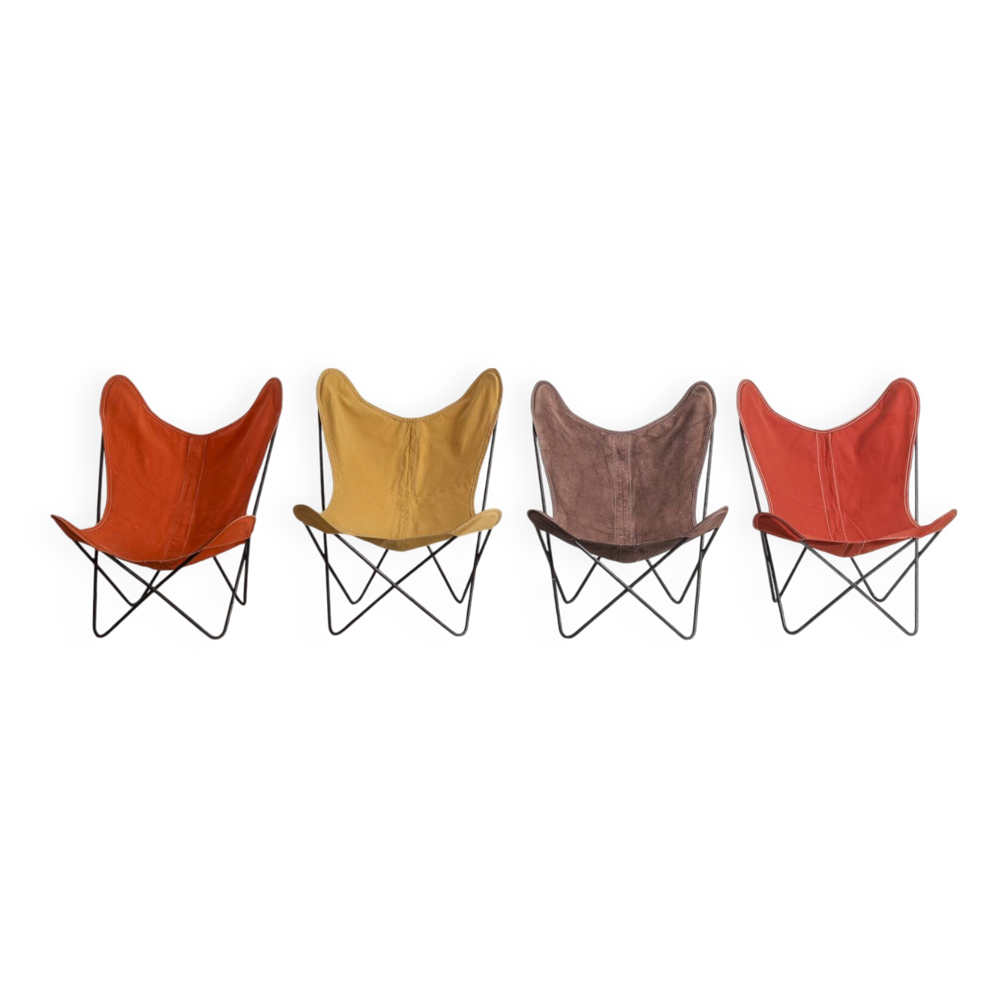 Set of 4 AA Airborne armchairs, circa 1960