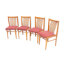 Mid century Dining Chairs, 1960s, Set of 4