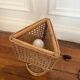 Vintage rattan table lamp 1950-1960 Italian