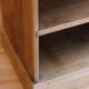 Large storage unit with compartments in waxed pine, early 20th century.