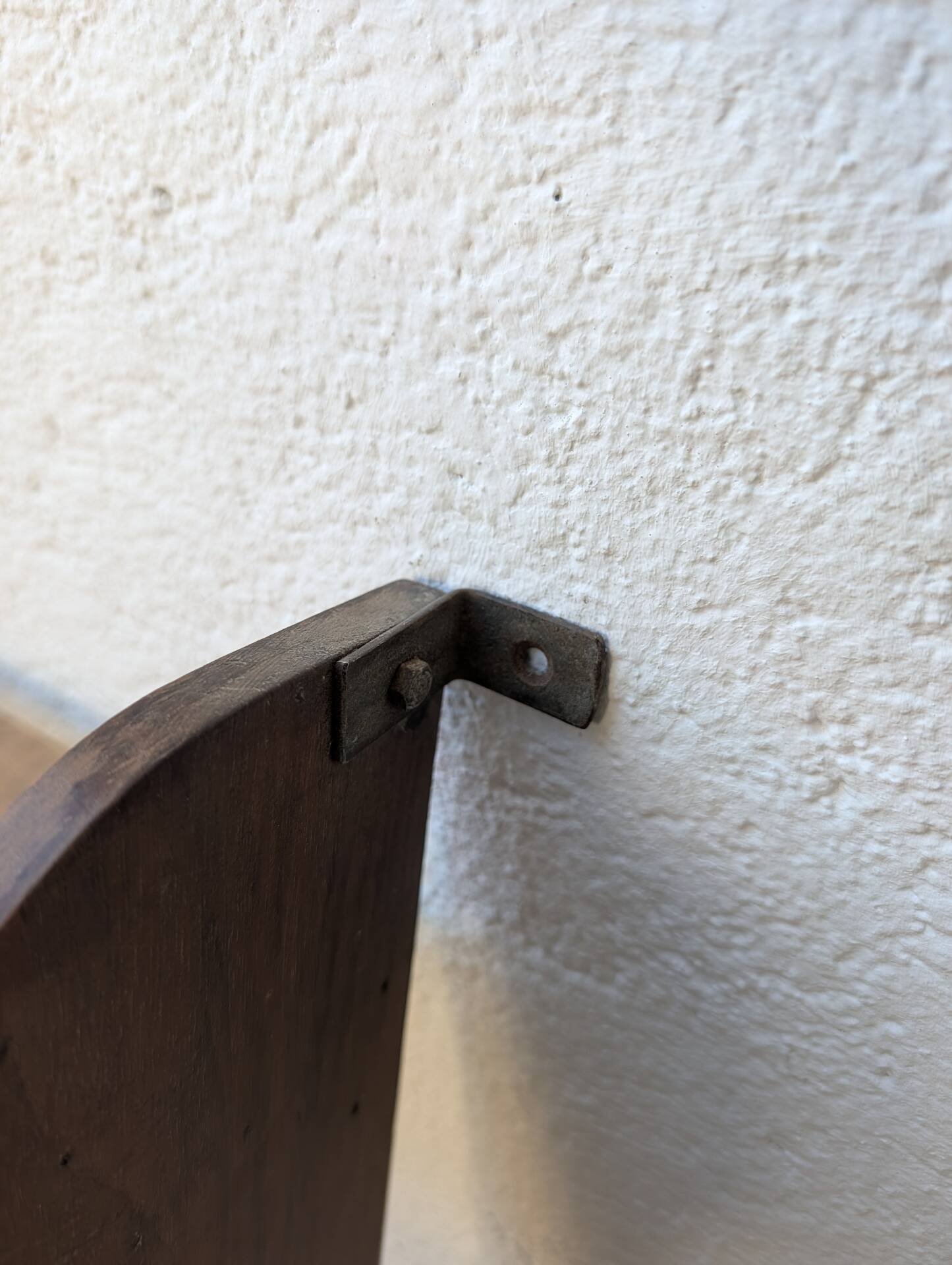 Art Deco walnut wall shelf 1930