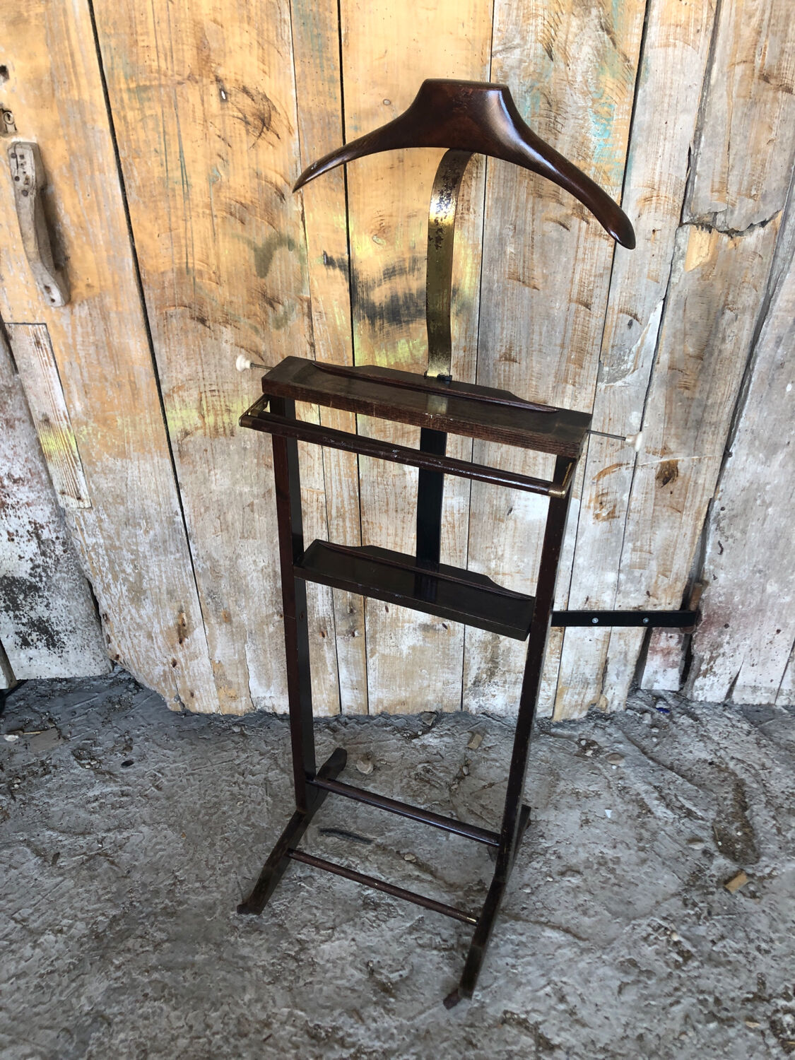 Valet wood made in italy vintage