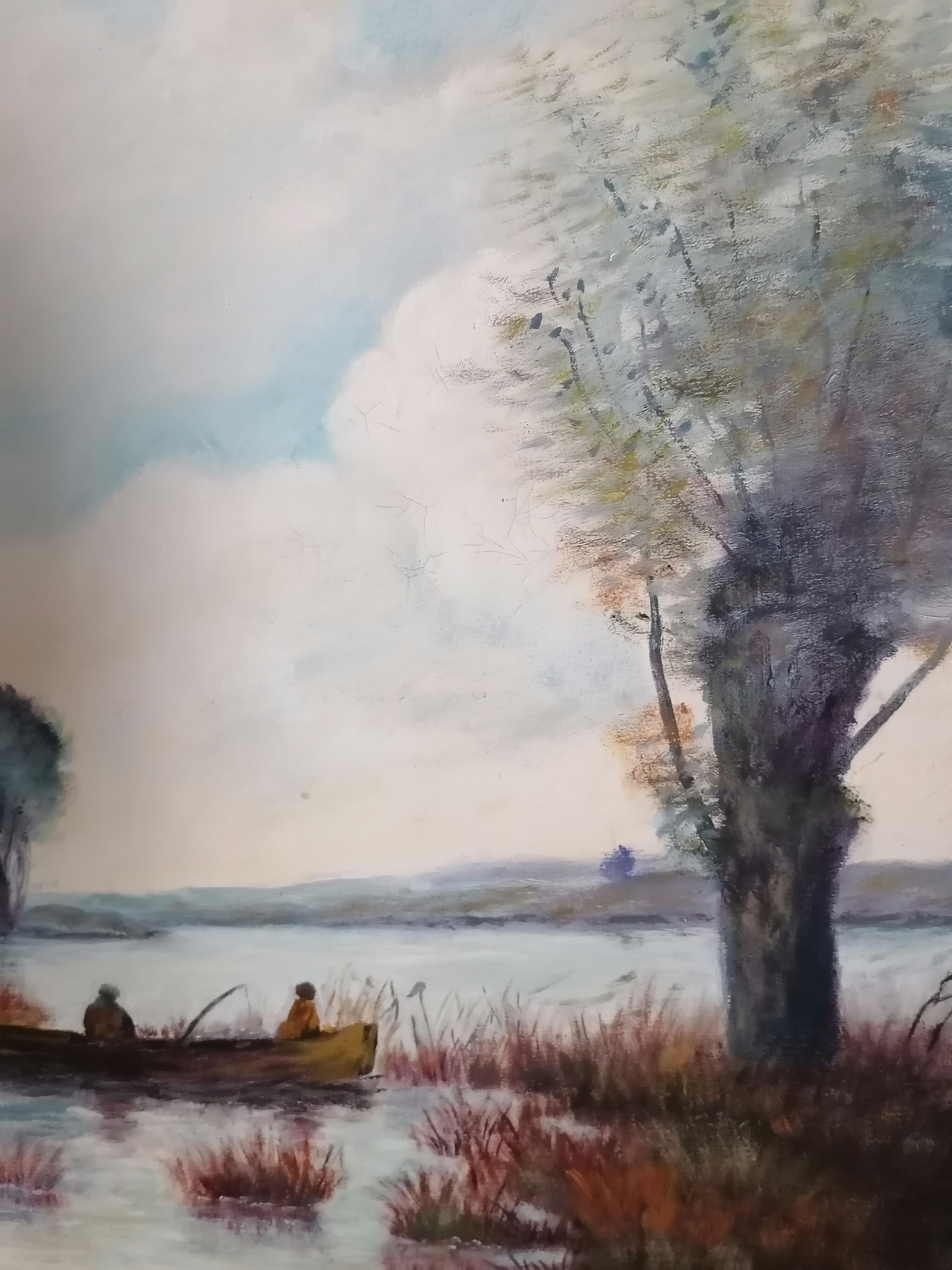 Landscape table after Camille Corot