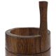 Vintage umbrella stand holder oak basket storage design 60's minimalist