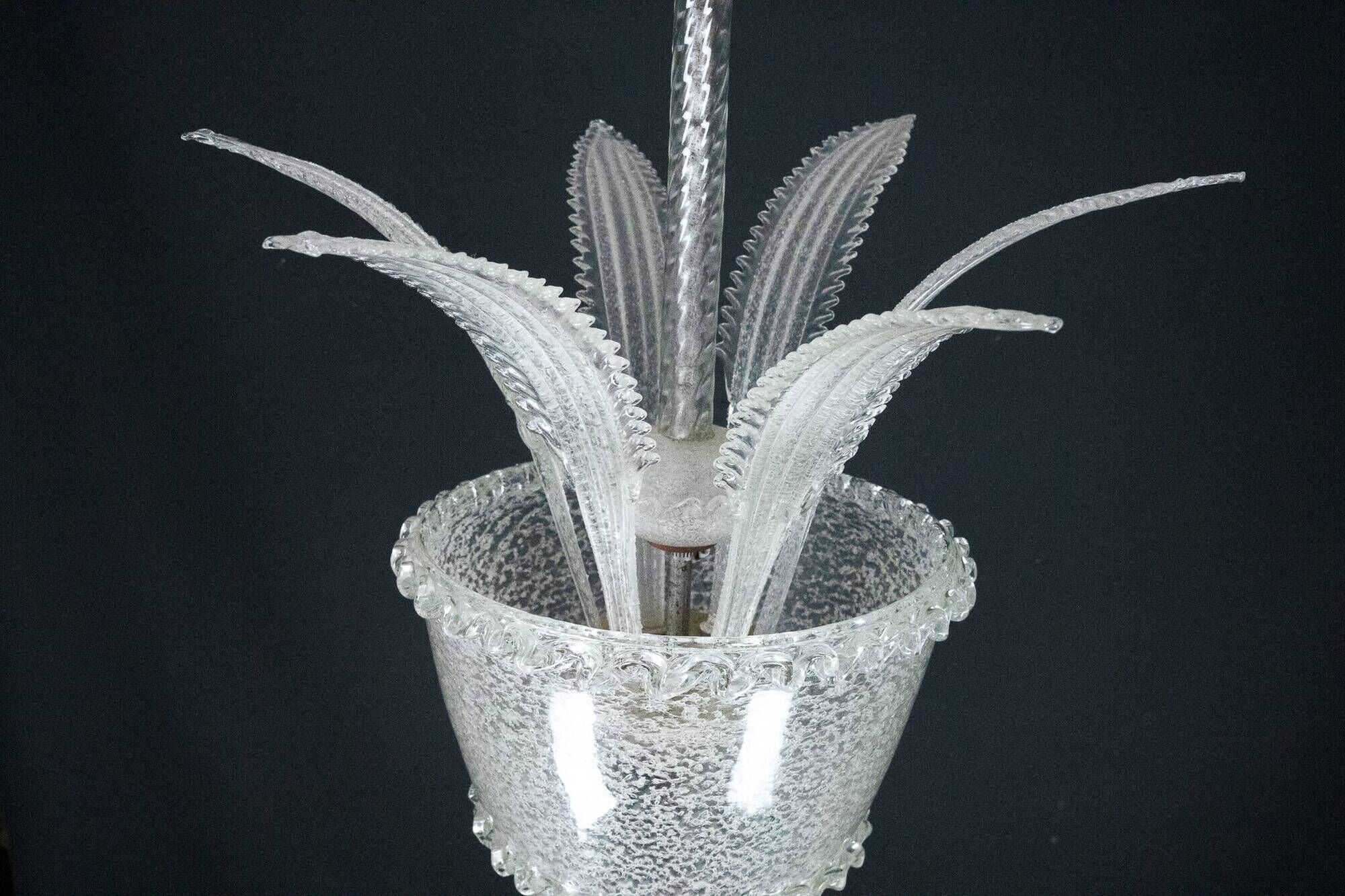 Vintage Italian Murano Glass Chandelier from the 1930s