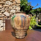 Terracotta pot jar
