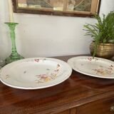 Two ceramic dishes from Gien model Montpellier