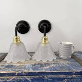 Set of two Art Deco wall lights