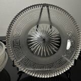 4 Baccarat plates in Greek key pattern 19th century