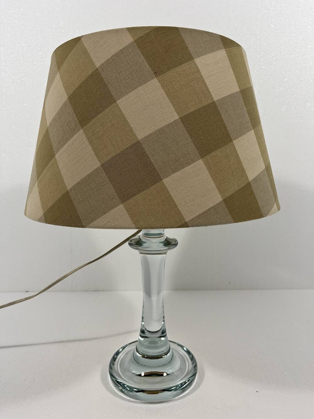 Holmegaard glass table lamp Astoria 1970's