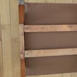 Imitation leather stool vintage pouf